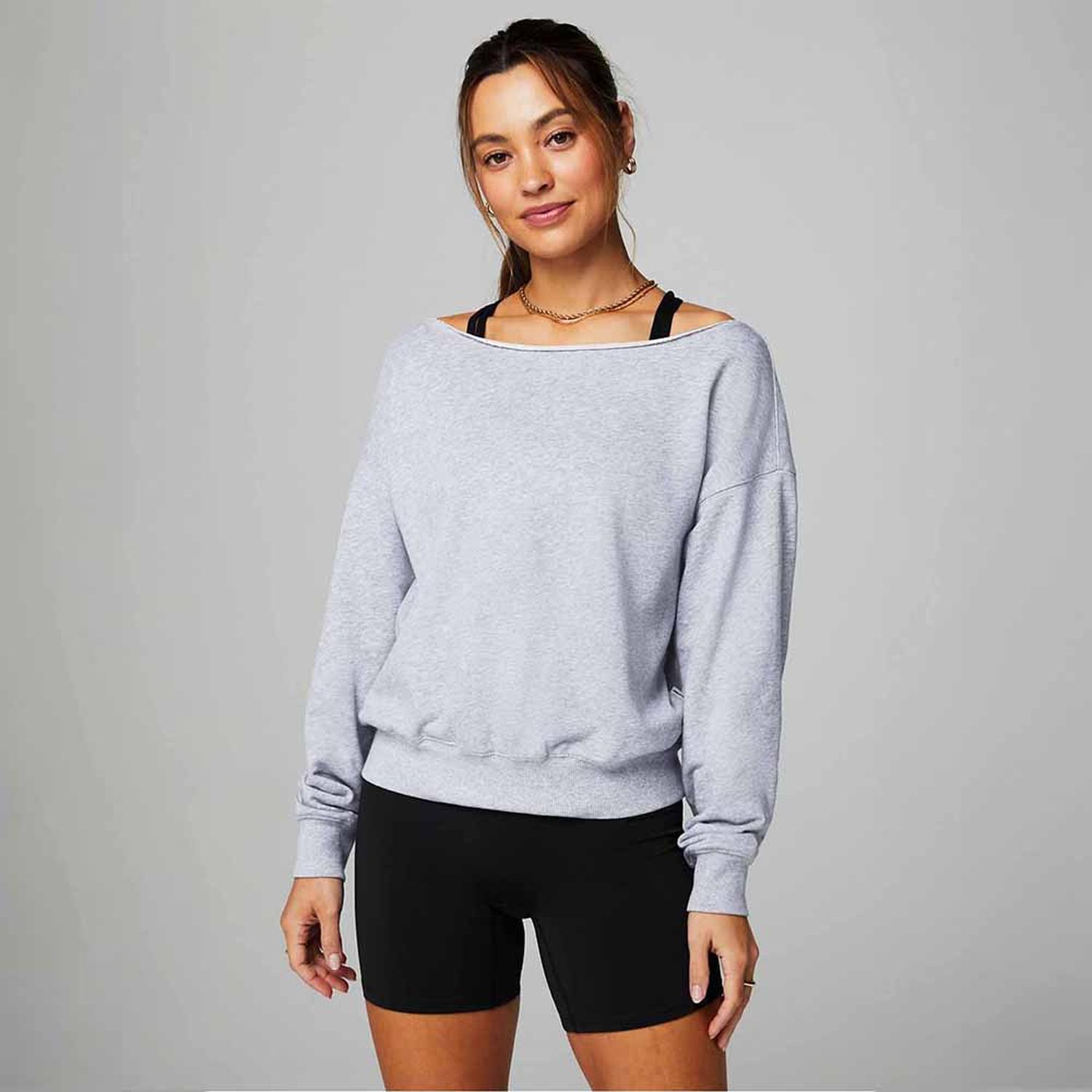 POLERA FABLETICS YEAR ROUND TERRY OFF SHOULDER SWEATSHIRT MUJER - 1