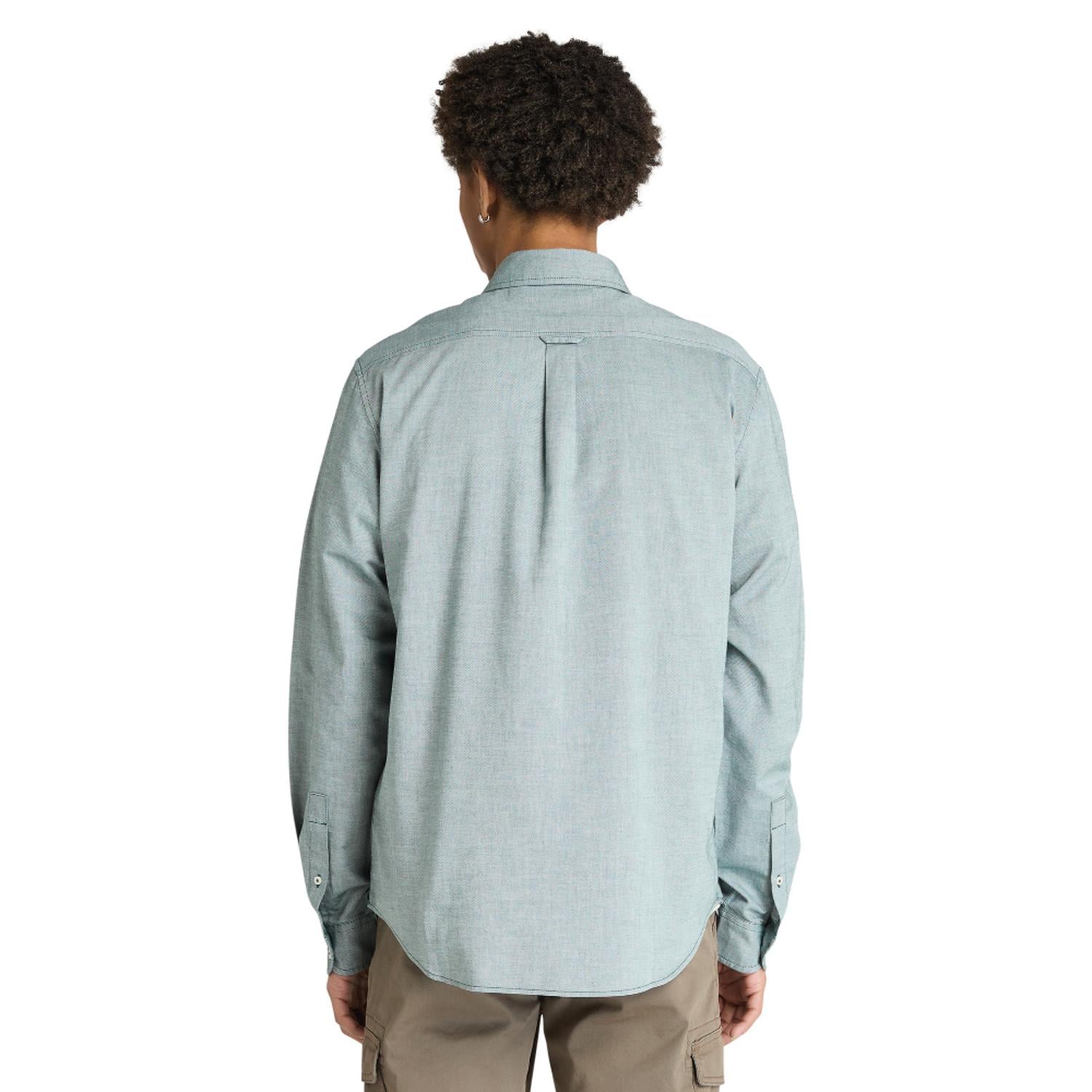CAMISA TIMBERLAND GALE RIVER YARN DYED OXFORD MANGA LARGA HOMBRE HOMBRE - 3
