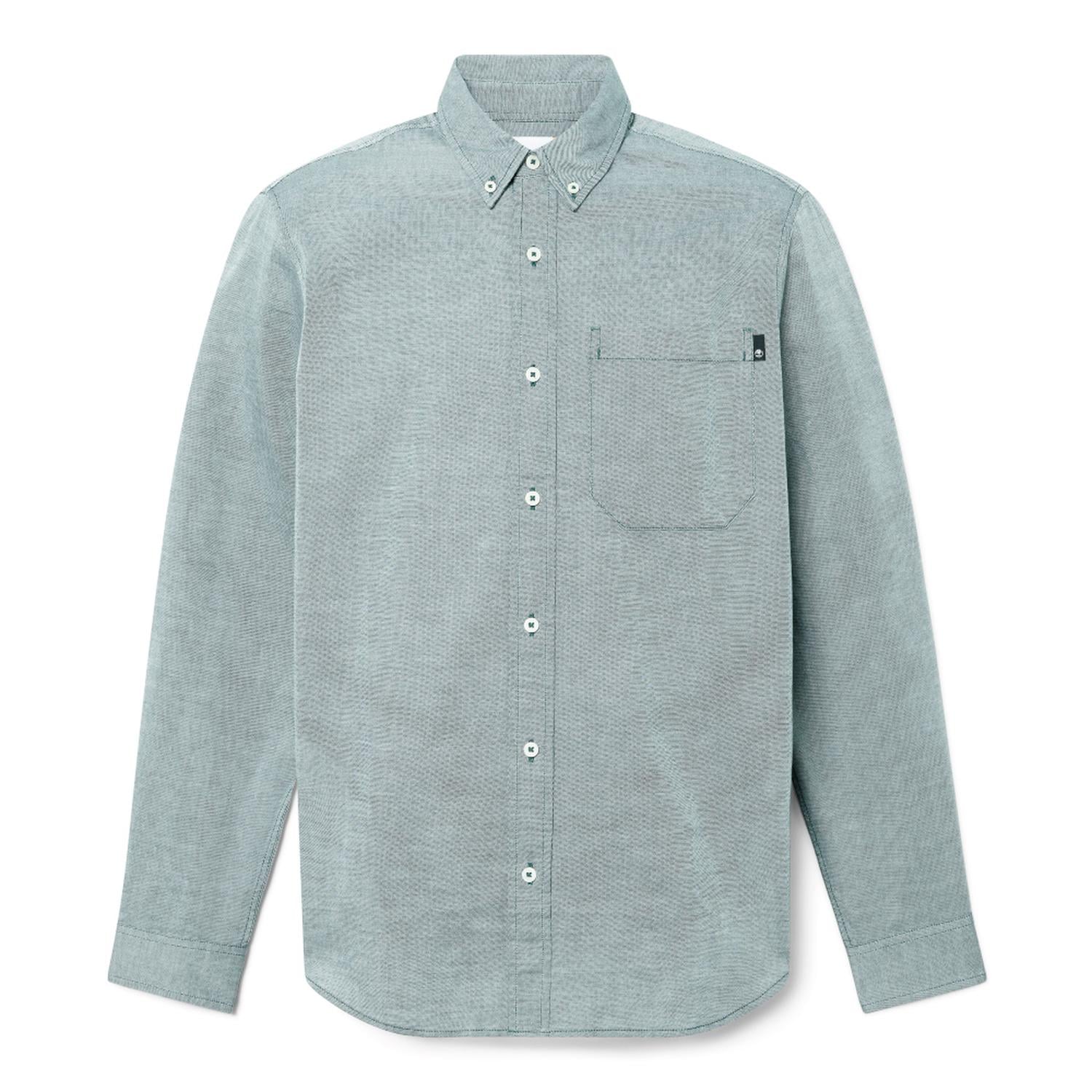 CAMISA TIMBERLAND GALE RIVER YARN DYED OXFORD MANGA LARGA HOMBRE HOMBRE - 4