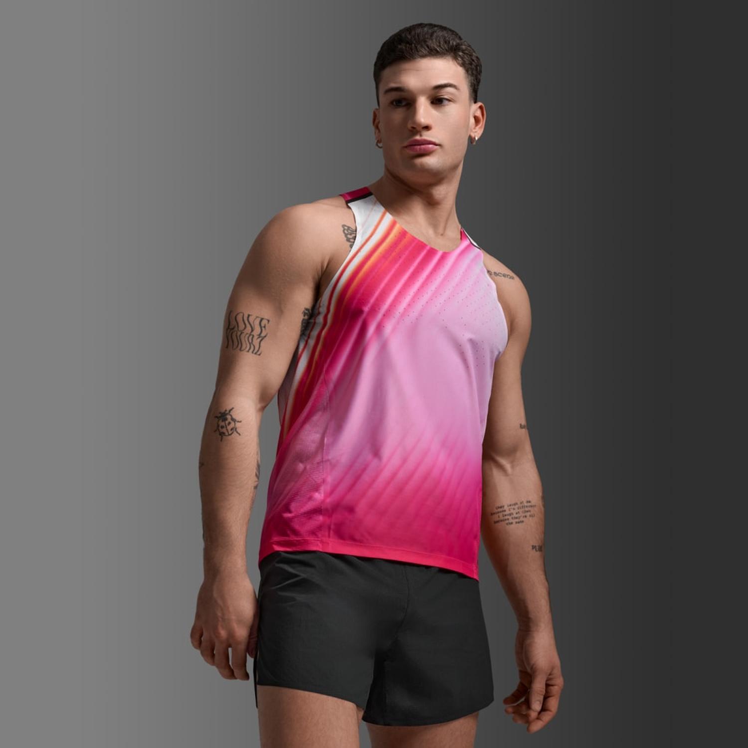 BIVIDI 2XU RUNNING LIGHT SPEED REACT SINGLET HOMBRE - 1