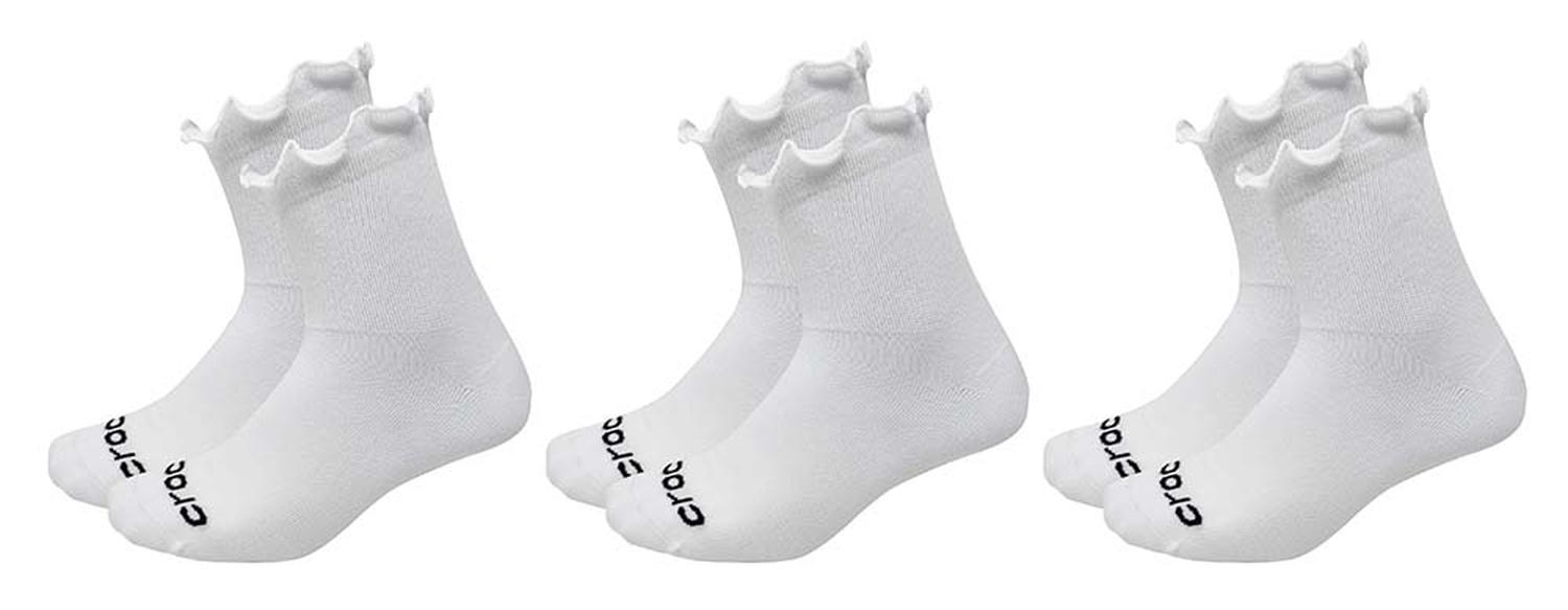 MEDIAS CROCS RUFFLE TOP ANKLE UNISEX - 1