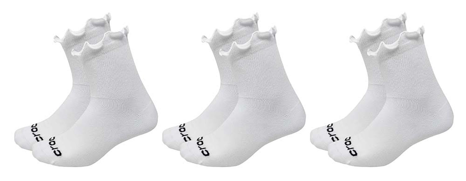 MEDIAS CROCS RUFFLE TOP ANKLE UNISEX - 1
