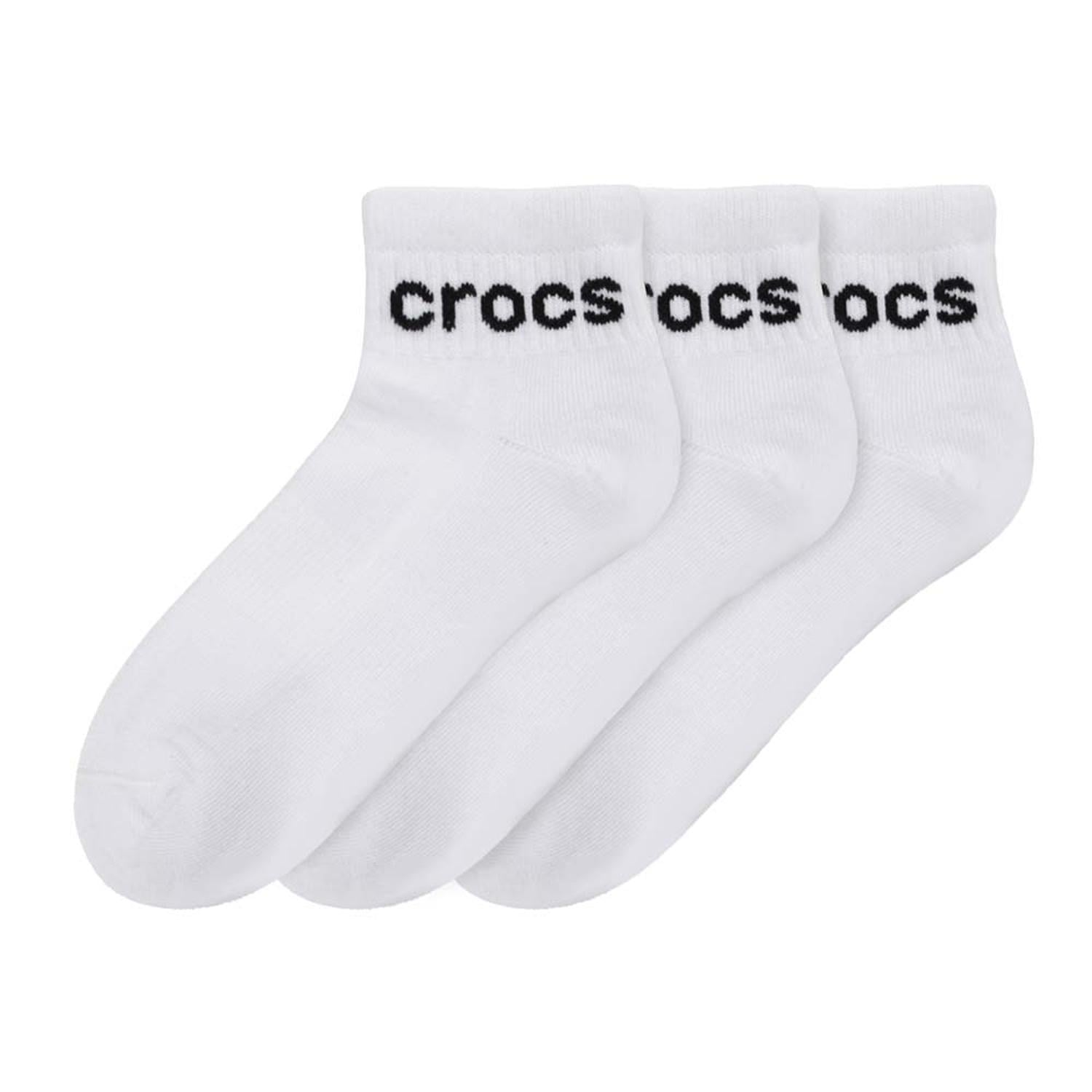 MEDIAS CROCS LINEAR LOGO QUARTER (HALF CUSHION) UNISEX - 1