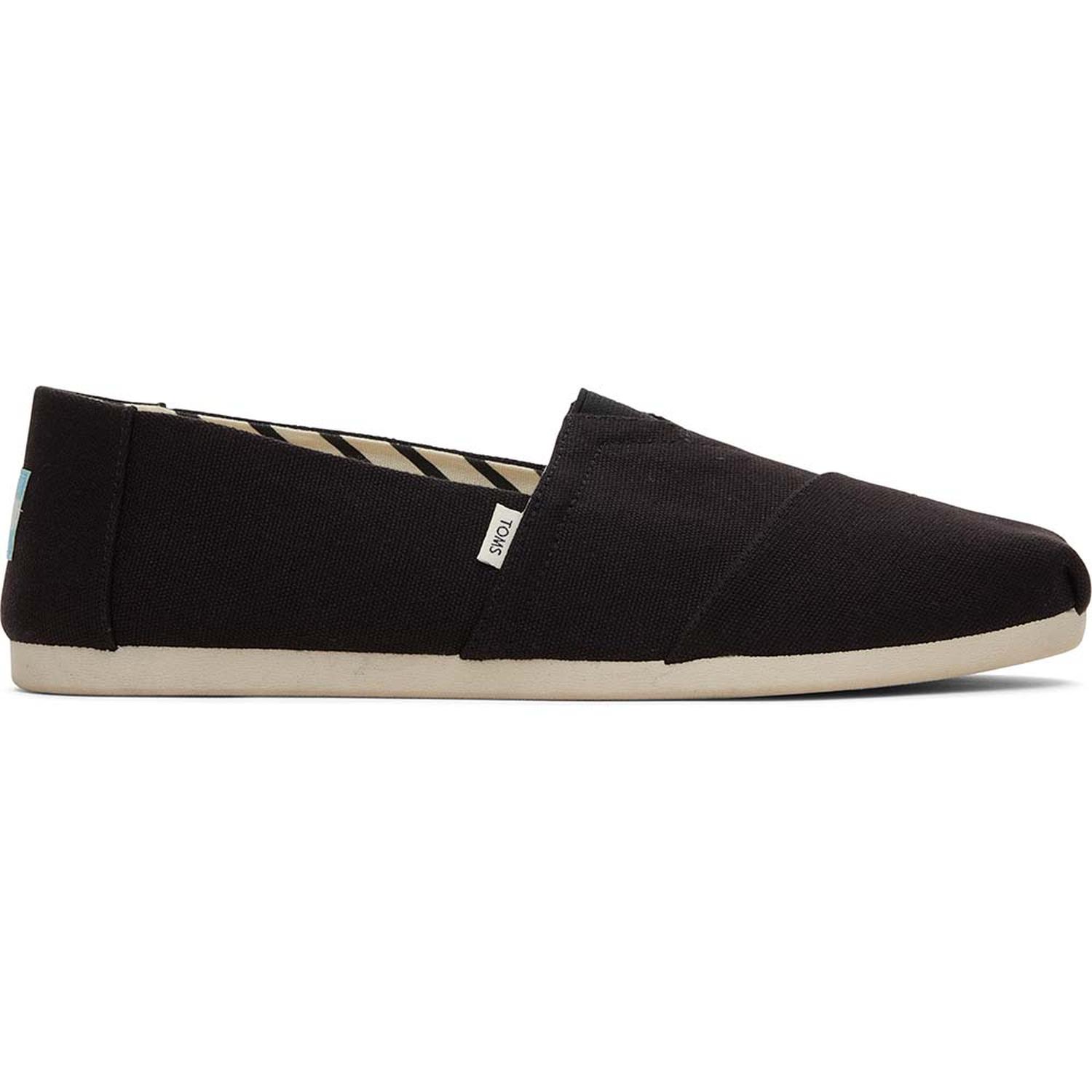 ALPARGATAS TOMS BLK REC CTTN CAN MN ALPR ESP HOMBRE - 1