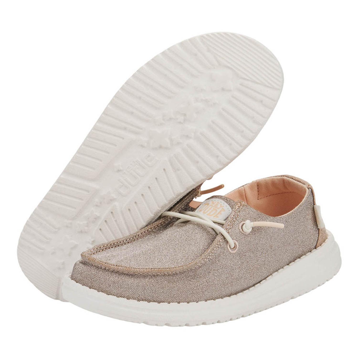 ALPARGATAS HEY DUDE WENDY Y METALLIC SPARKLE NIÑOS - 2