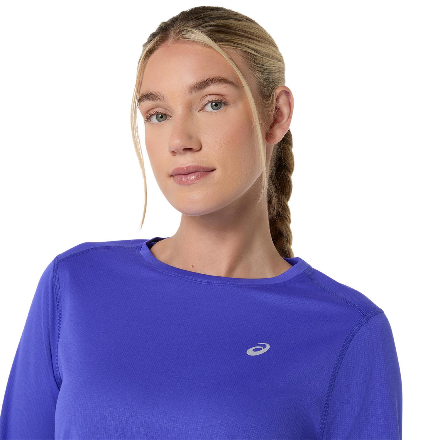 POLO ASICS SILVER LS TOP MUJER - 4