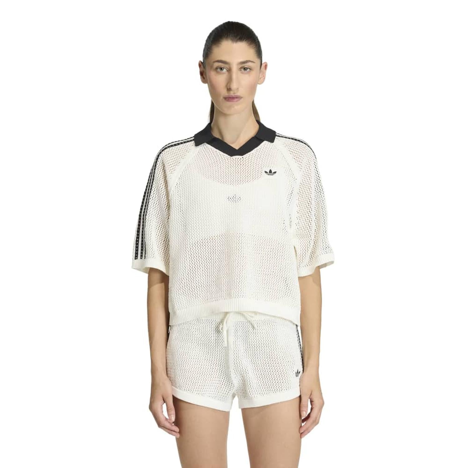POLO ADIDAS CUELLO CROCHET MUJER - 1