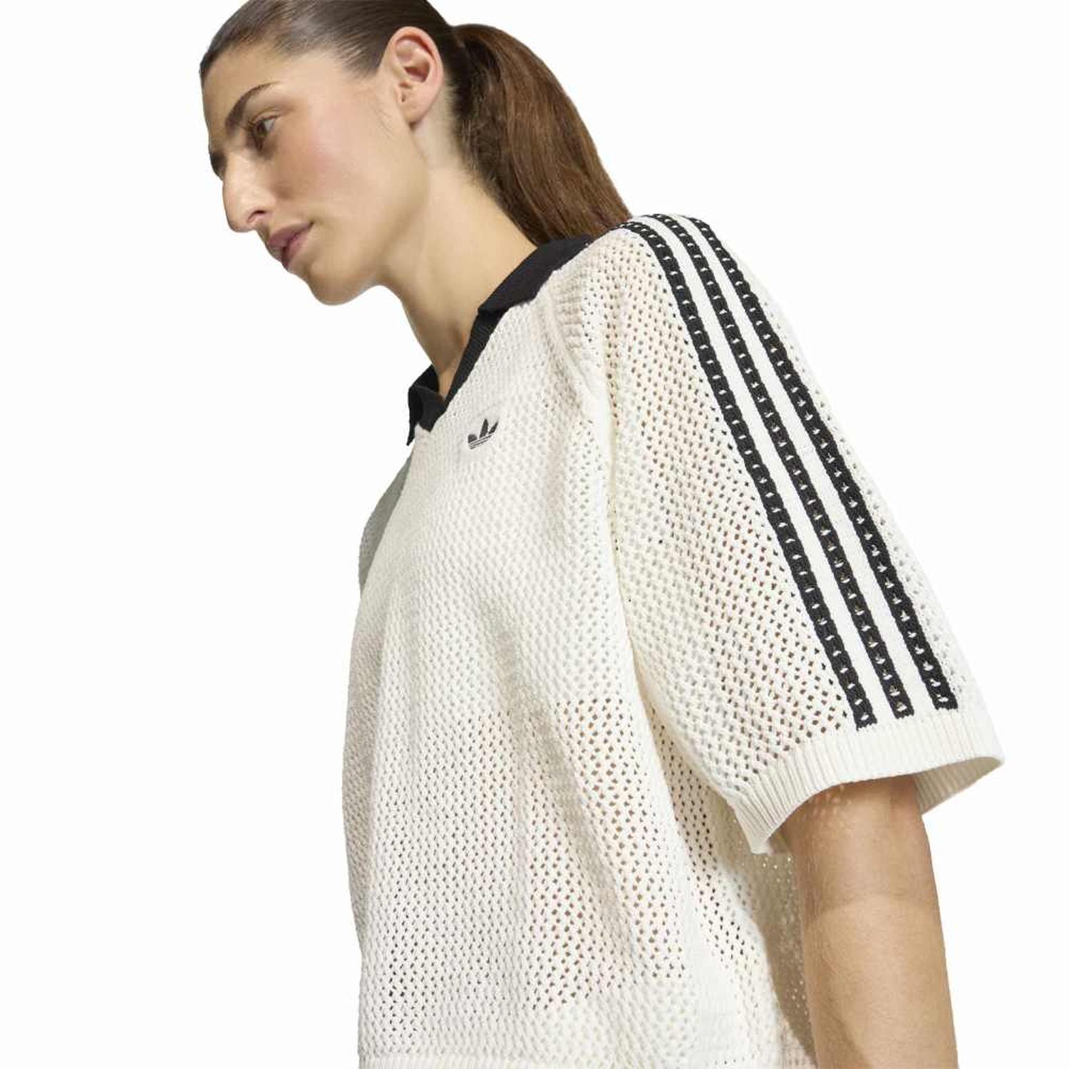 POLO ADIDAS CUELLO CROCHET MUJER - 5