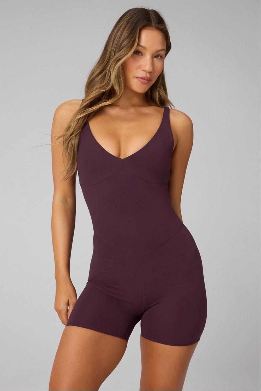 ENTERIZO FABLETICS PURELUXE TLC SHORT JUMPSUIT 4 MUJER - 1