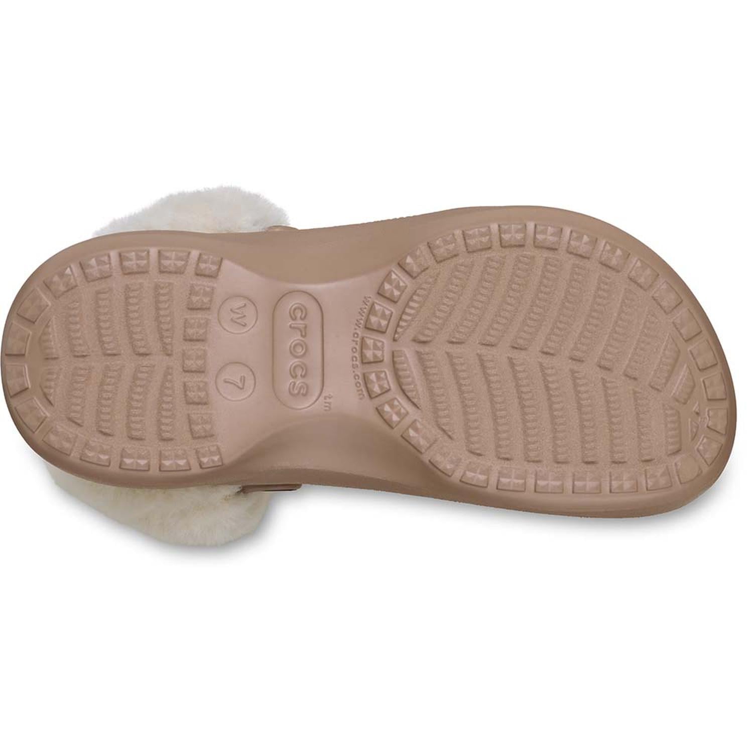 ZUECOS CROCS CLASSIC PLATFORM FUZZ LINED CLOG W MUJER - 5
