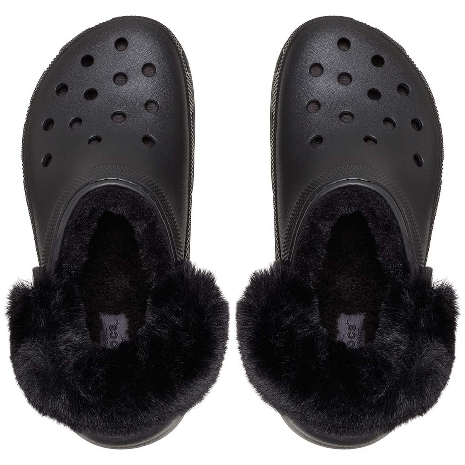 ZUECOS CROCS CLASSIC PLATFORM FUZZ LINED CLOG W MUJER - 3