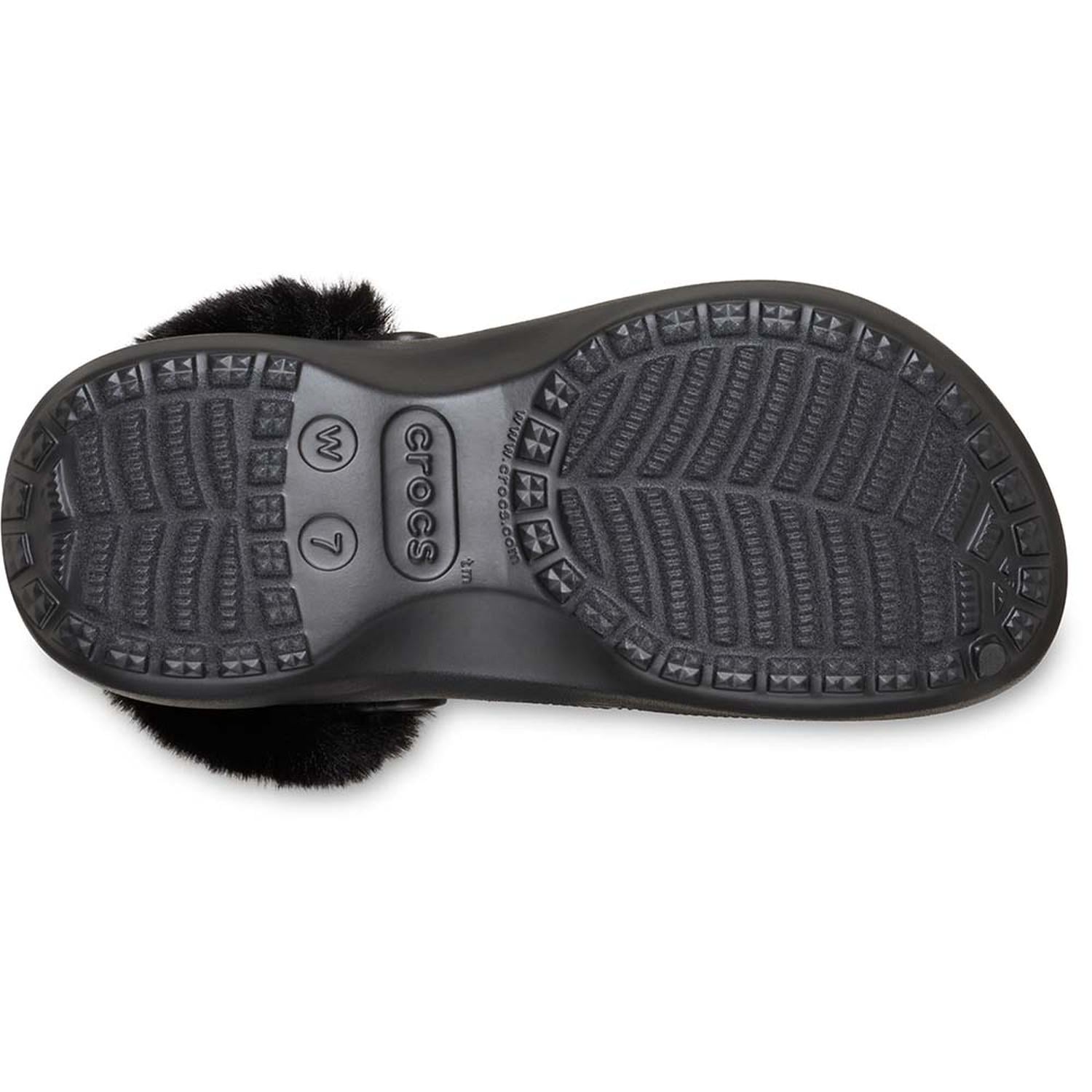 ZUECOS CROCS CLASSIC PLATFORM FUZZ LINED CLOG W MUJER - 5