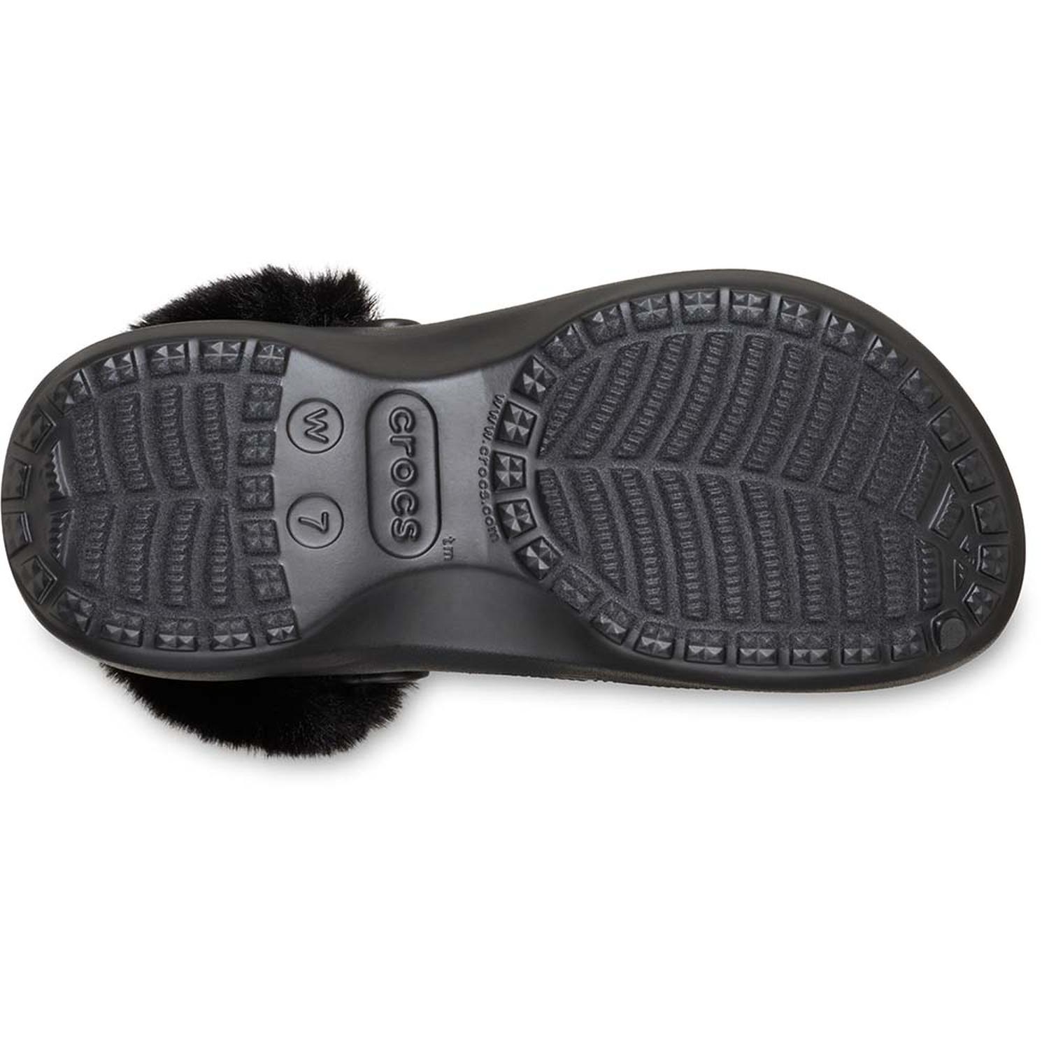 ZUECOS CROCS CLASSIC PLATFORM FUZZ LINED CLOG W MUJER - 5