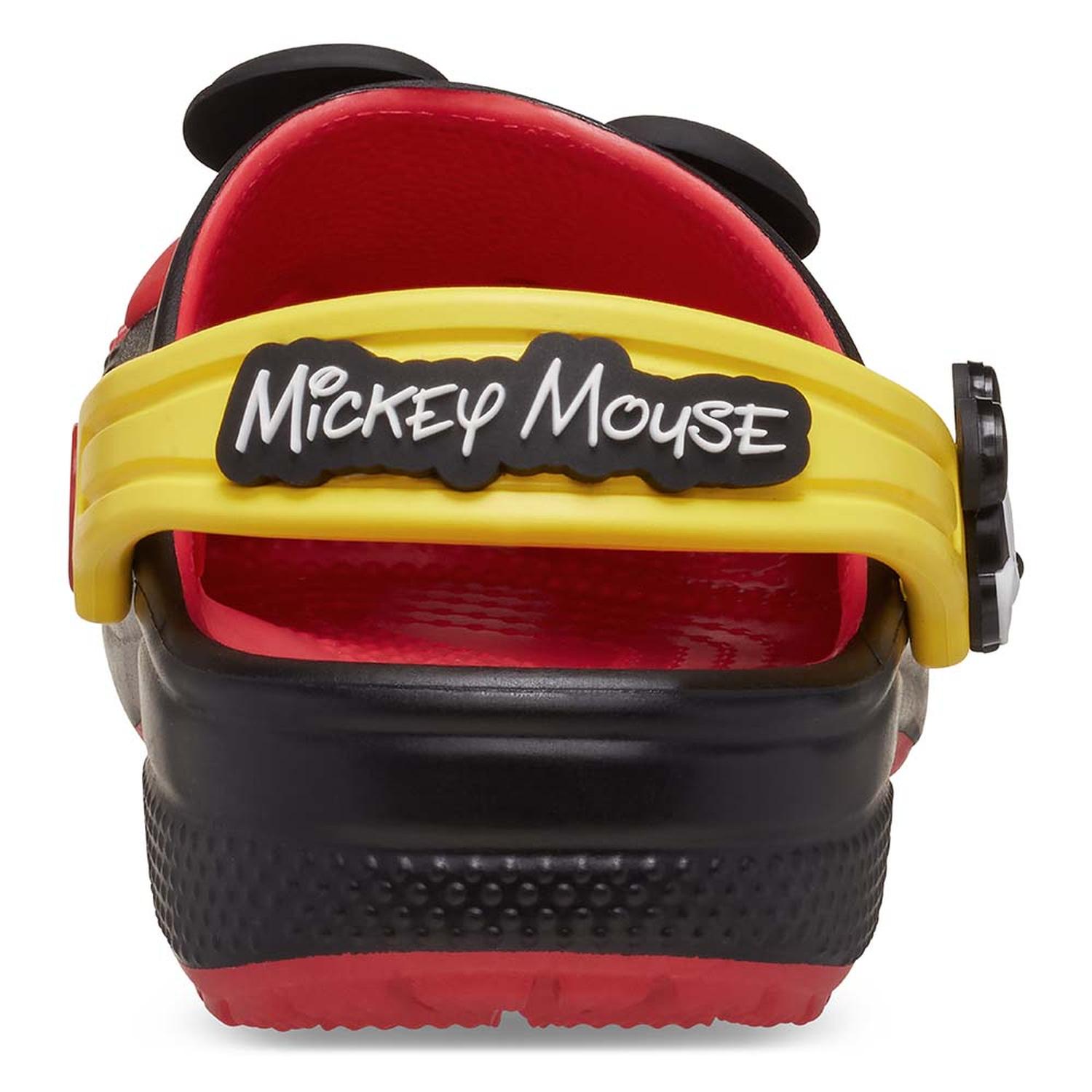 ZUECOS CROCS MICKEY MOUSE CLASSIC CLOG T NIÑOS T - 4