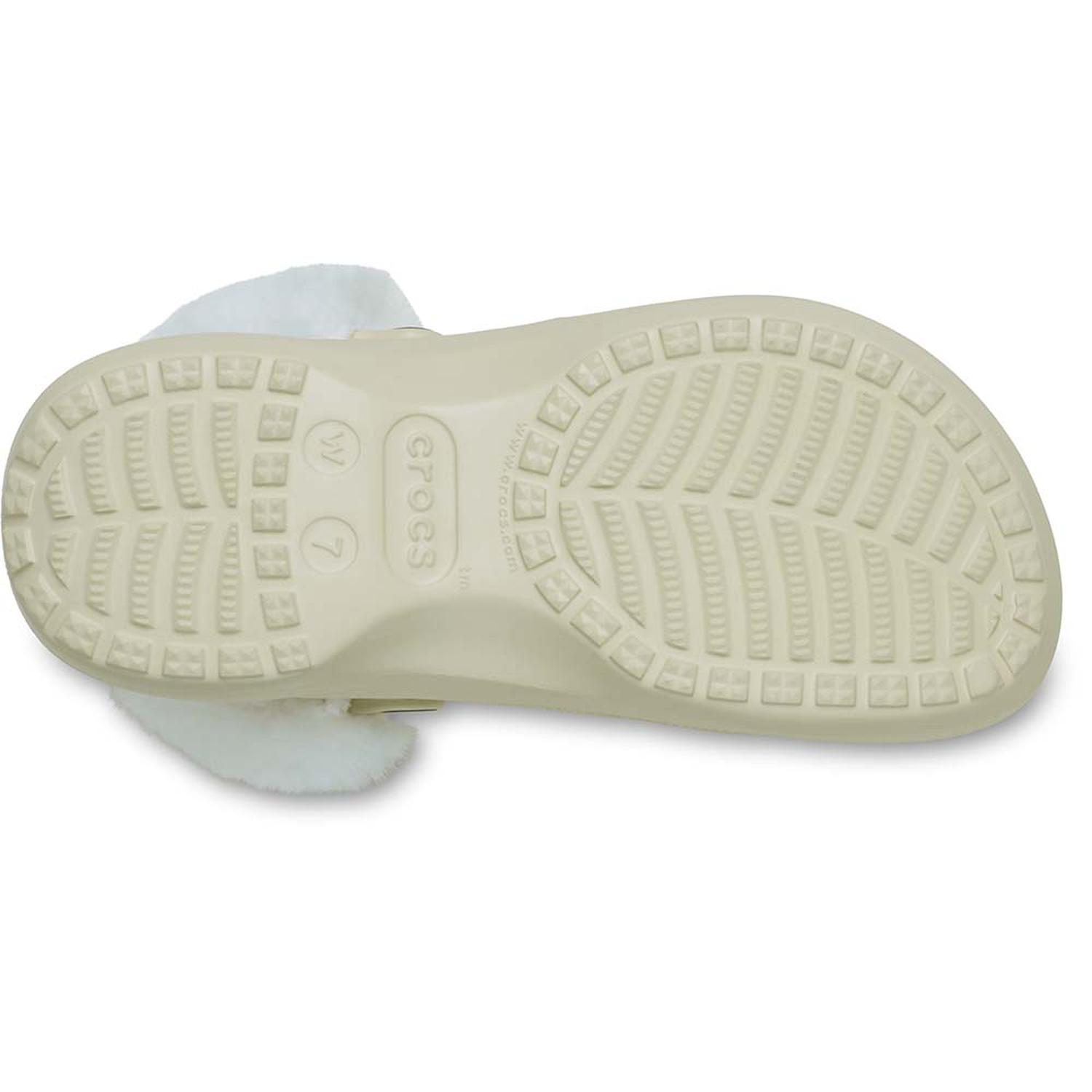 ZUECOS CROCS CLASSIC PLATFORM FUZZ LINED CLOG W MUJER - 5
