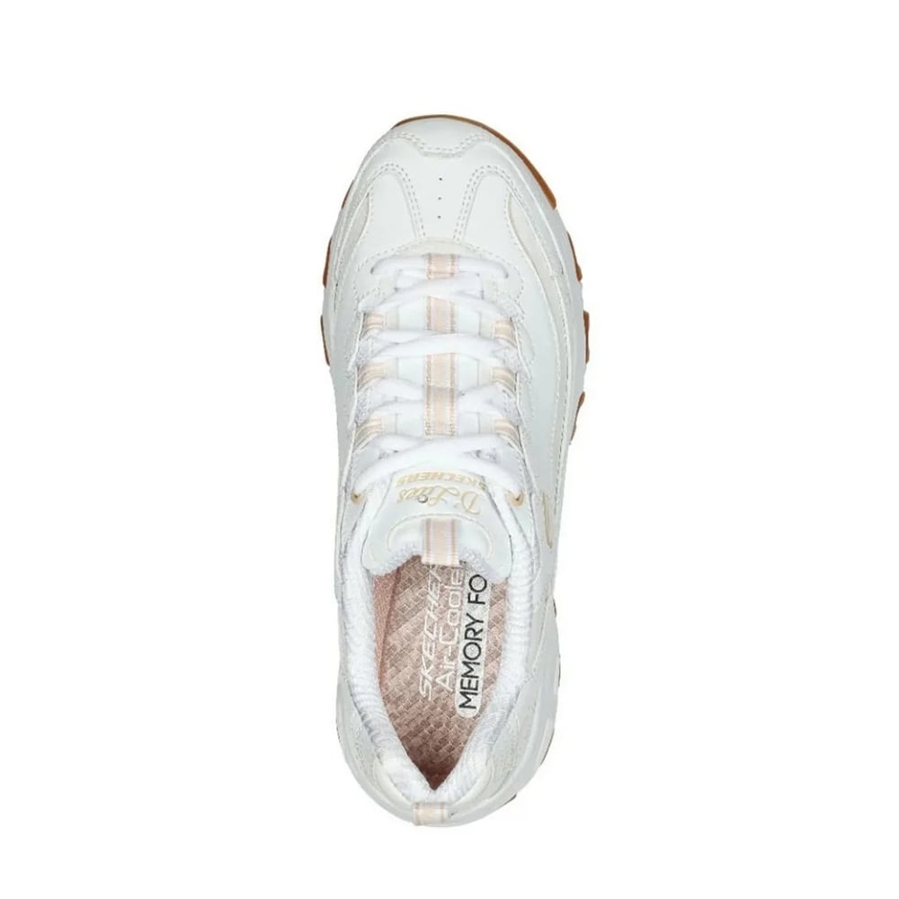 SKECHERS ZAPATILLAS D'LITES 149807WHT PARA MUJER - 4