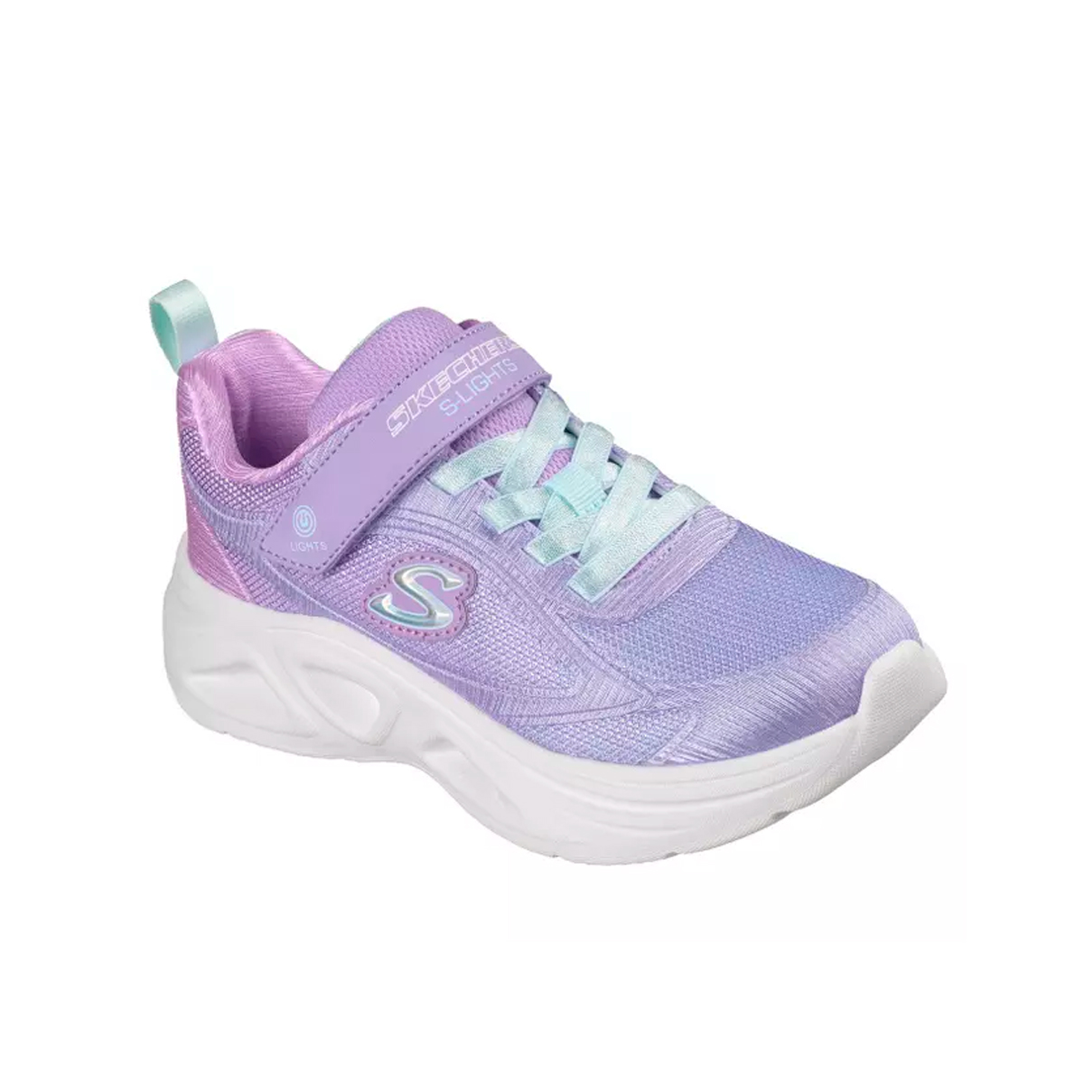 SKECHERS ZAPATILLAS SOLA GLOW 2.0 303729LLVAQ PARA PRE ESCOLAR - 3