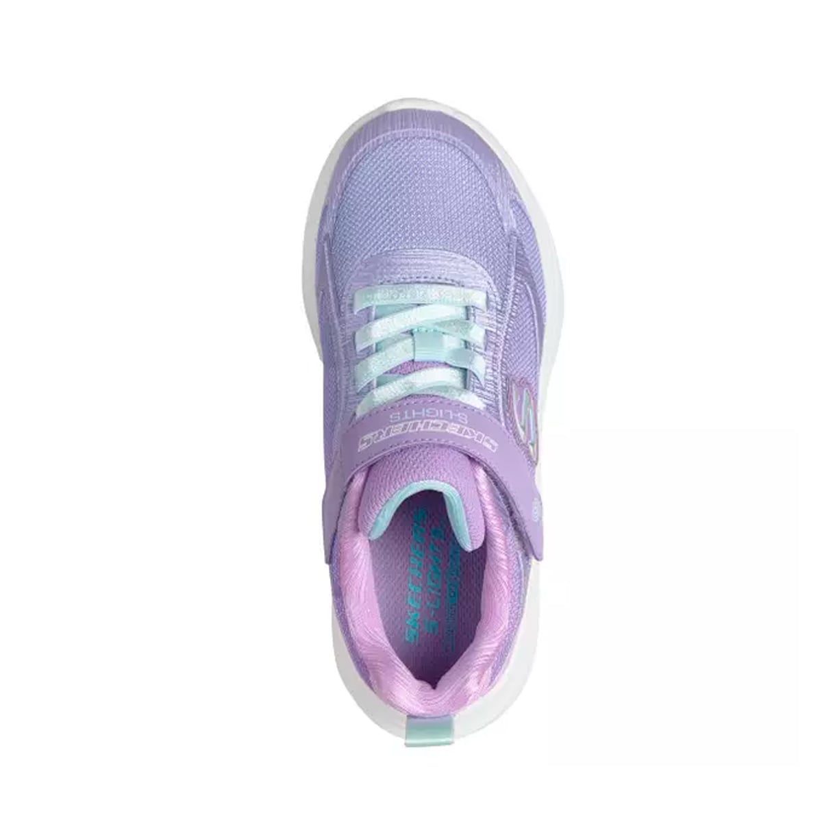 SKECHERS ZAPATILLAS SOLA GLOW 2.0 303729LLVAQ PARA PRE ESCOLAR - 4