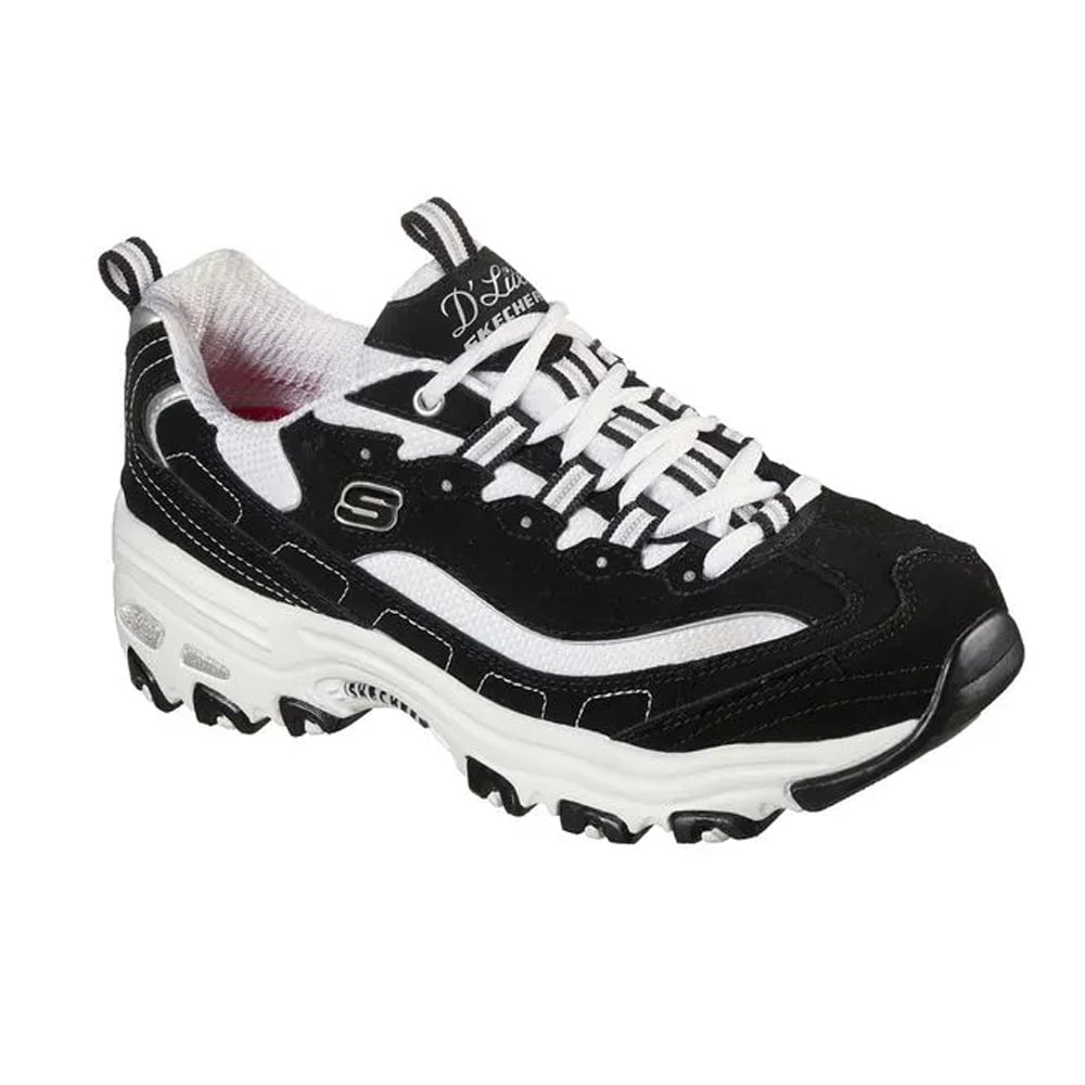 SKECHERS ZAPATILLAS D'LITES 11930BKW PARA MUJER - 2
