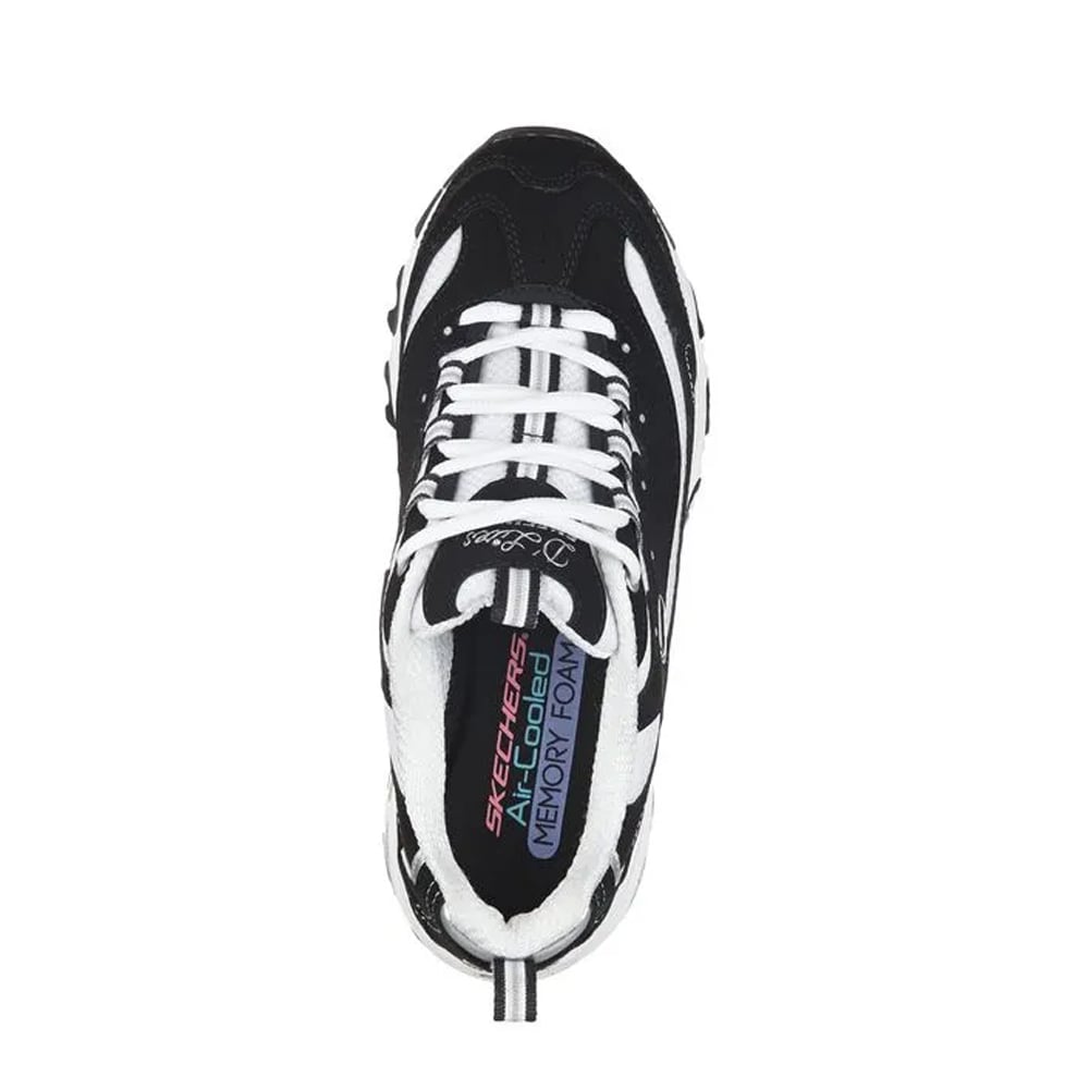 SKECHERS ZAPATILLAS D'LITES 11930BKW PARA MUJER - 4
