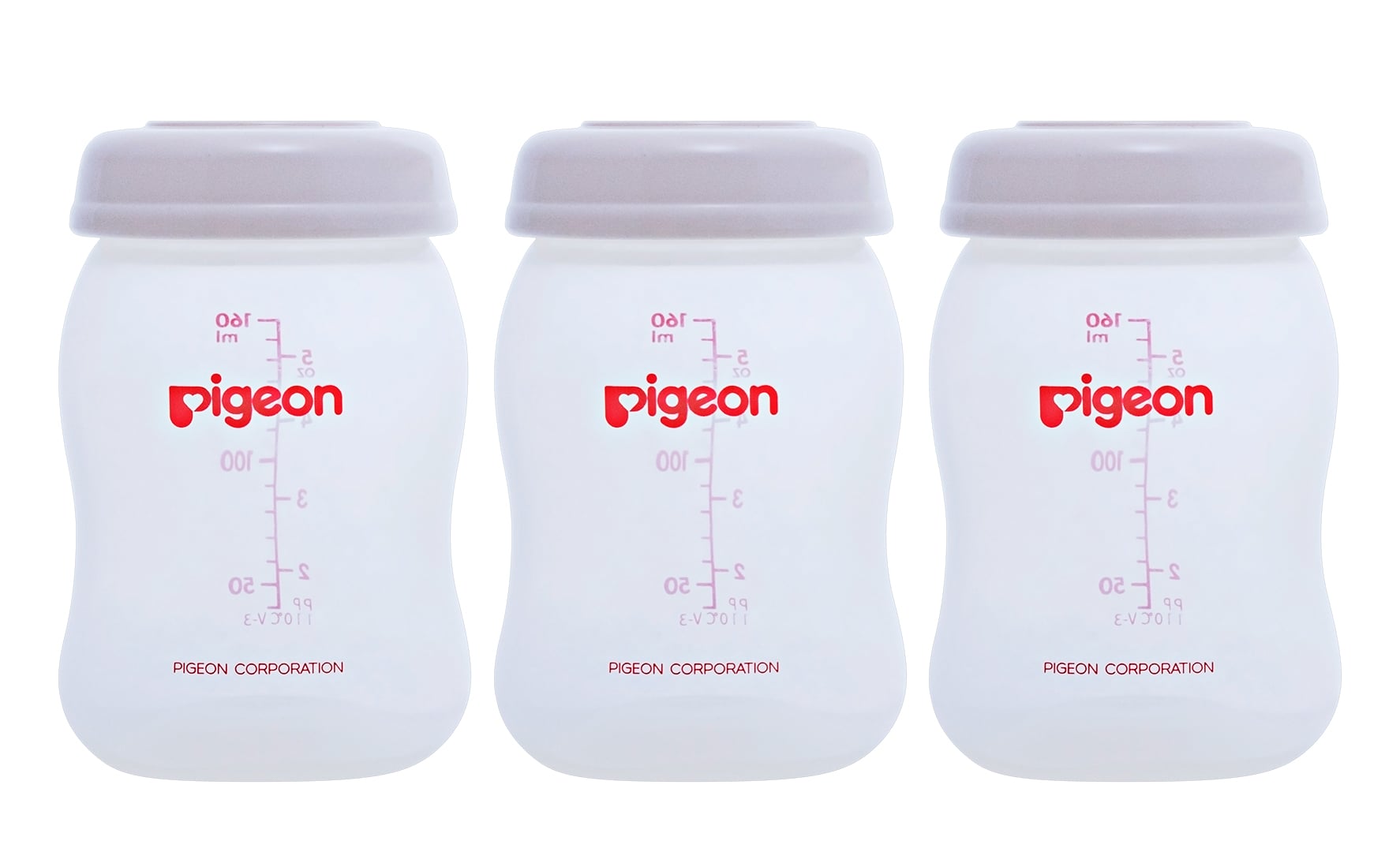 PIGEON - BIBERONES DE ALMACENAMIENTO DE LECHE MATERNA BOCA ANCHA - 1