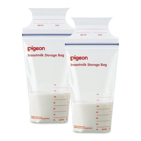 BOLSITAS ALMACENAR LECHE MATERNA PIGEON 16654R BLANCO X25 UNIDADES - 3
