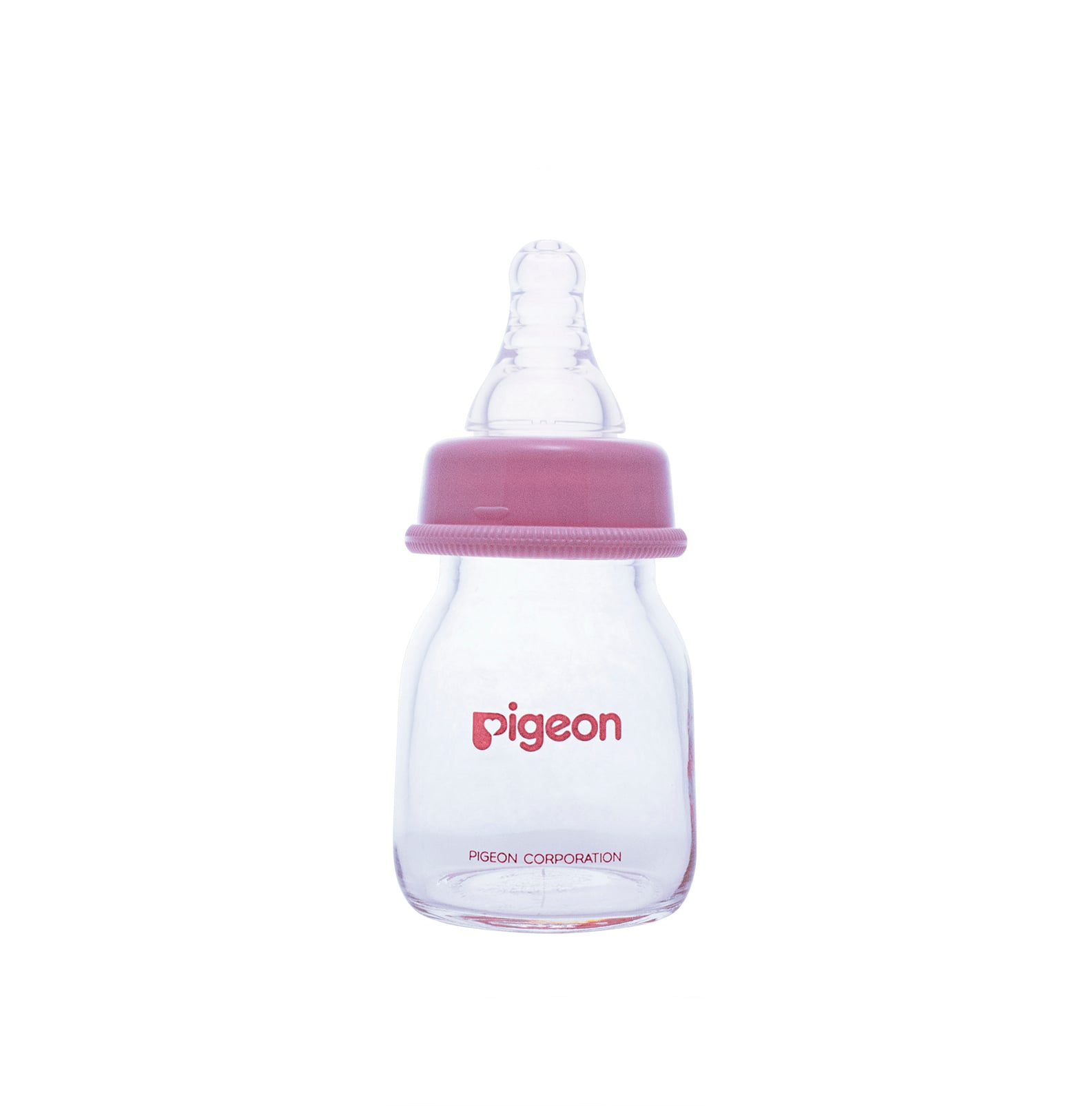 BIBERÓN PIGEON PERISTÁLTICO DE VIDRIO ROSADO 50ML / 2OZ. - 1