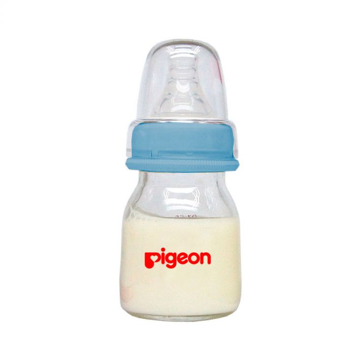 BIBERÓN PIGEON PERISTÁLTICO DE VIDRIO AZUL 50ML / 2OZ. - 1