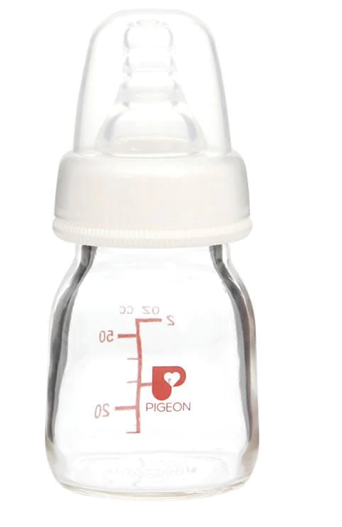 BIBERÓN PIGEON PERISTÁLTICO DE VIDRIO BLANCO 50ML / 2OZ. - 1