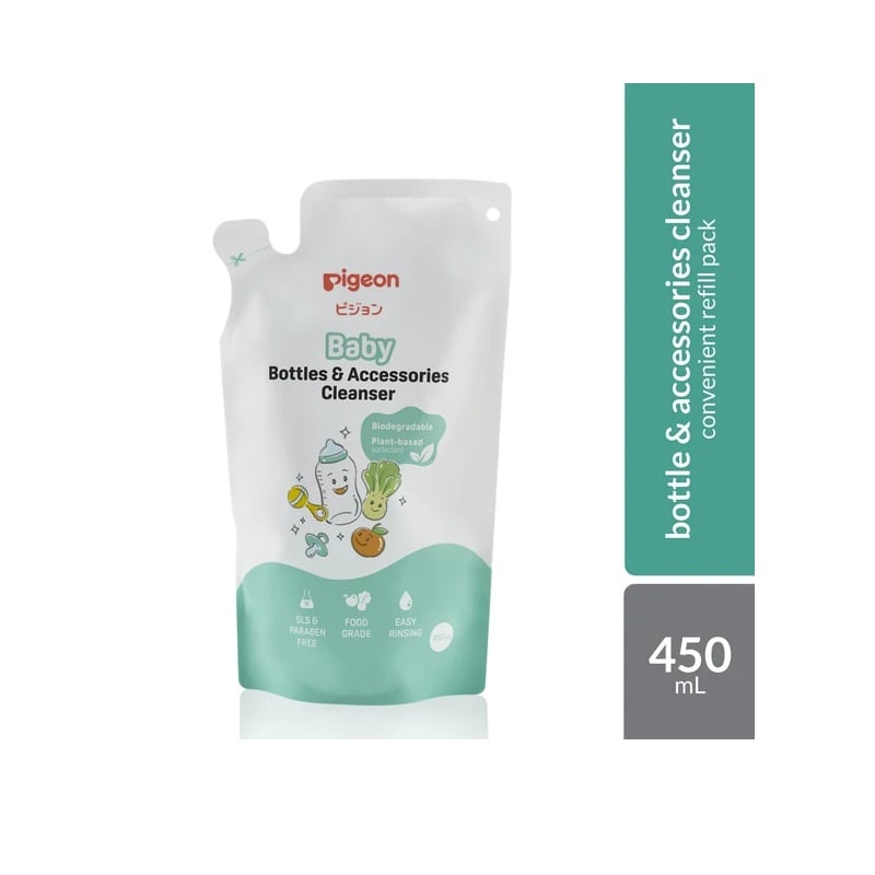 LIMPIADOR DE BIBERONES 450ML PIGEON - 1