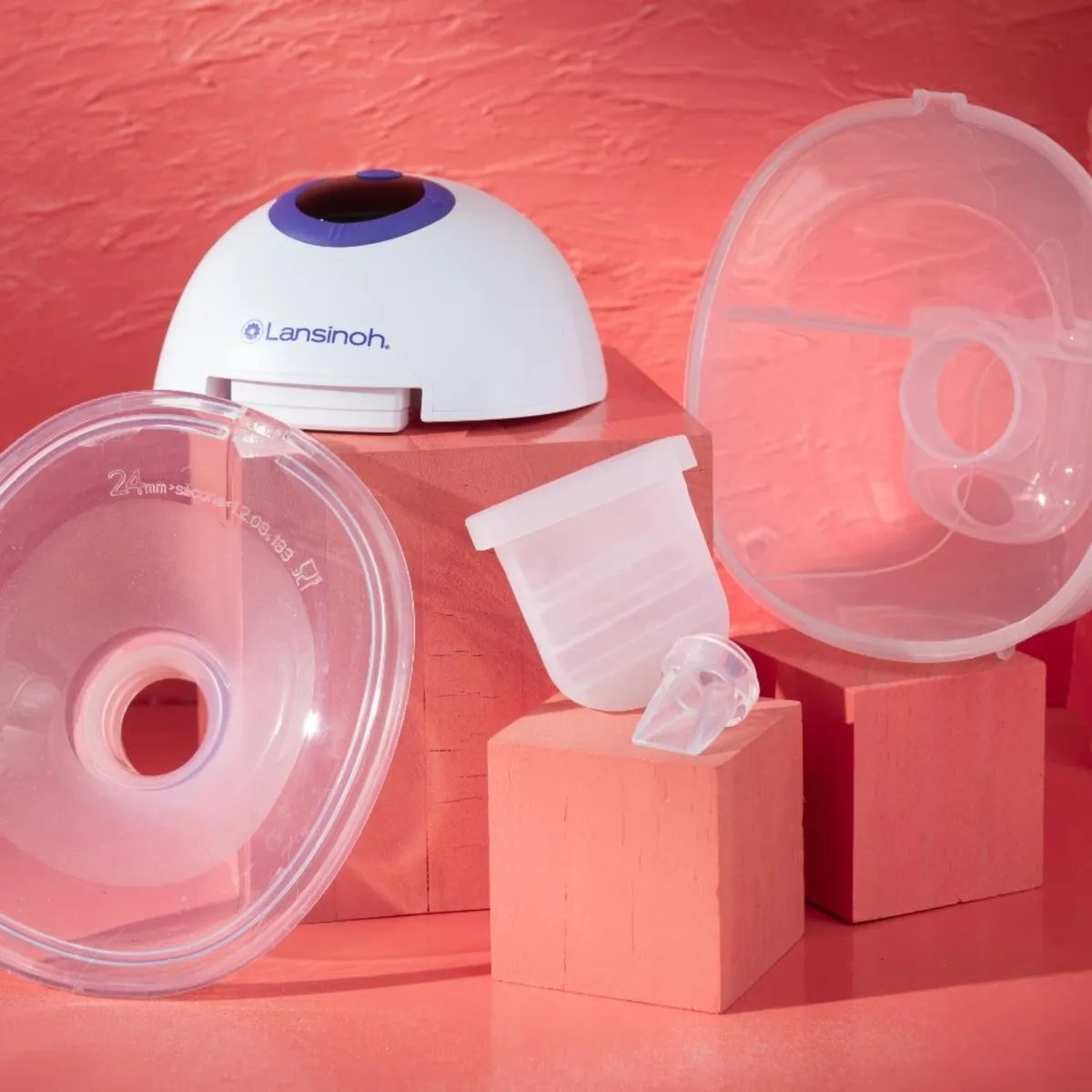 EXTRACTOR DE LECHE MATERNA ELÉCTRICO PORTÁTIL MANOS LIBRES LANSINOH DISCREET DUO - 3