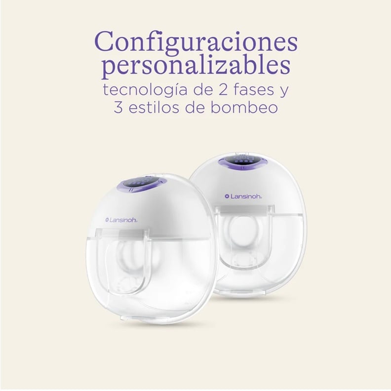 EXTRACTOR DE LECHE MATERNA ELÉCTRICO PORTÁTIL MANOS LIBRES LANSINOH DISCREET DUO - 4