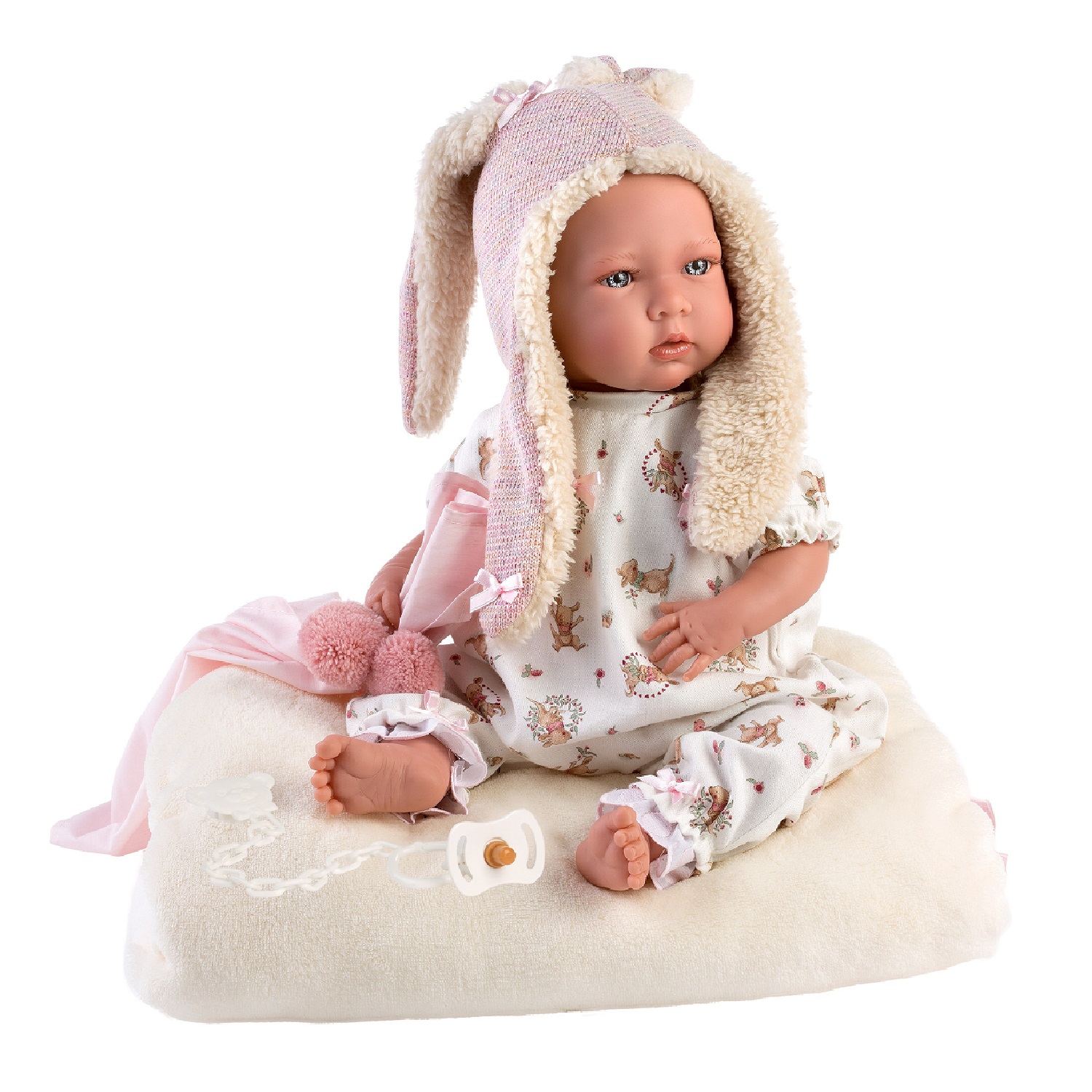 MUÑECA LLORENS BEBÉ MIMI LLORONA CON COJÍN - 3
