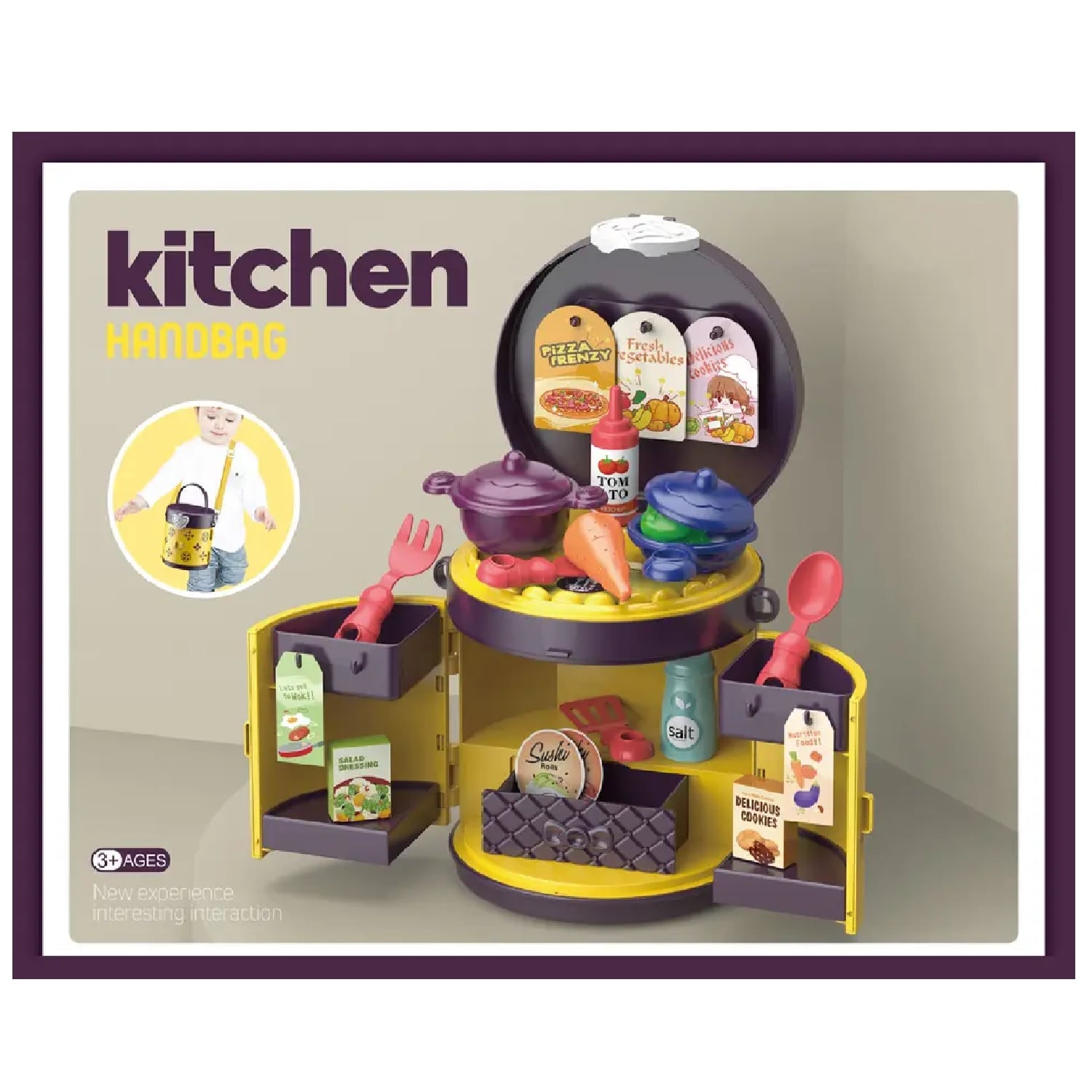 BOLSO DE JUEGO SET DE COCINA CON ACCESORIOS - 2