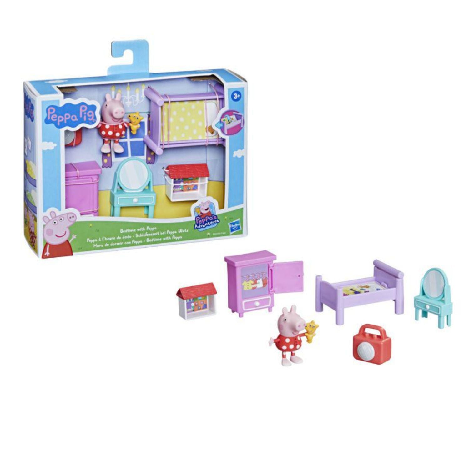 SET PEPPA PIG FIGURAS PEPPA HORA DORMIR - 1
