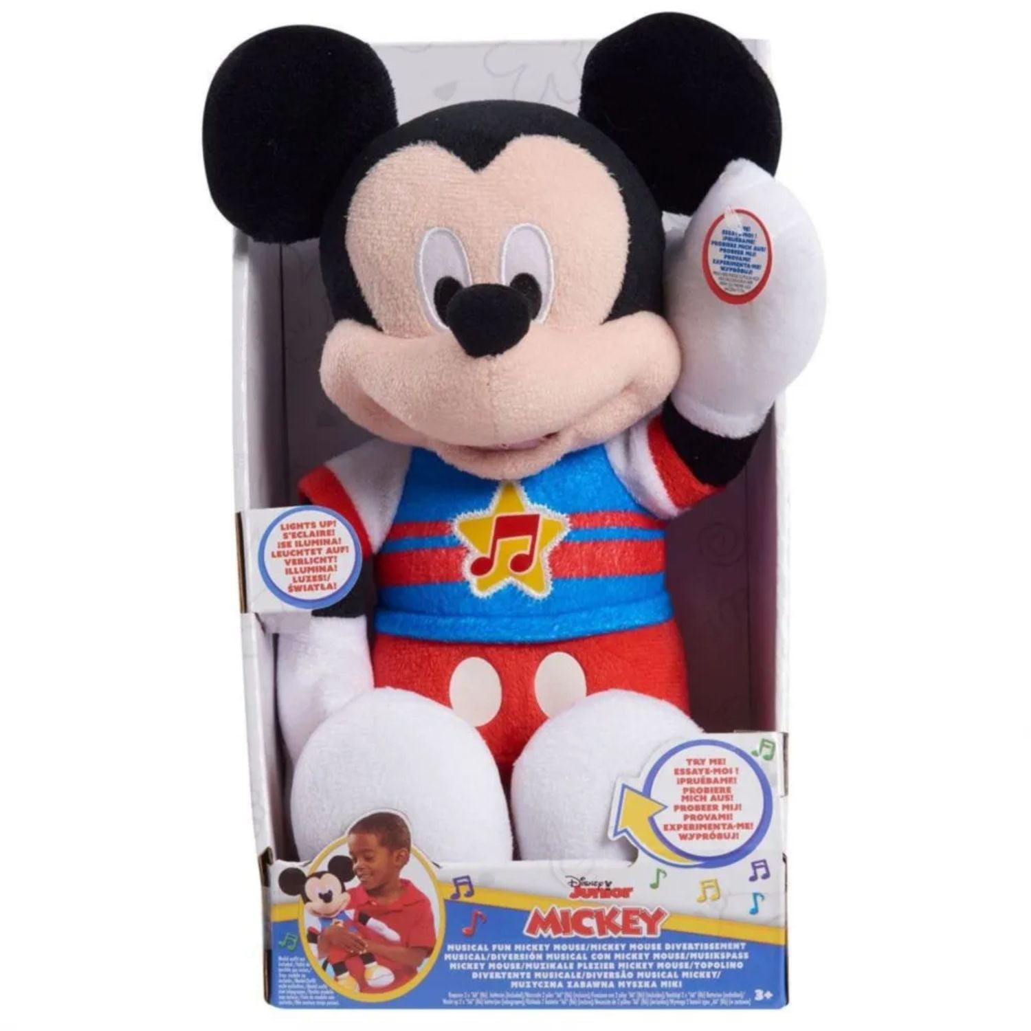 MUÑECO PELUCHE MICKEY MOUSE CANTANTE - 1