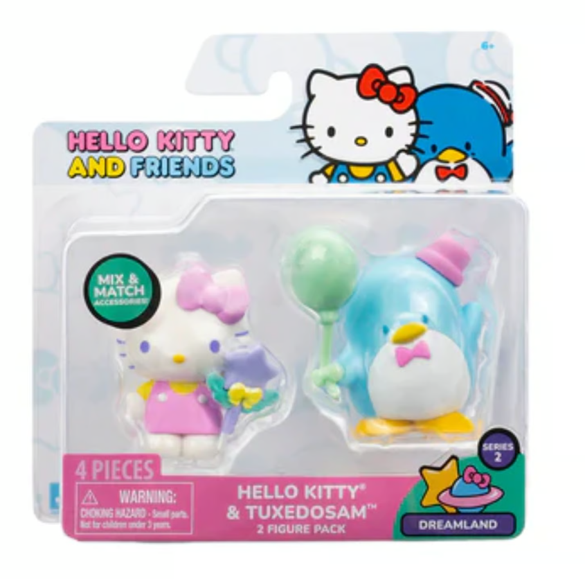 PACK DE 2 FIGURAS HELLO KITTY Y TUXEDOSAM SERIE 2 - 1