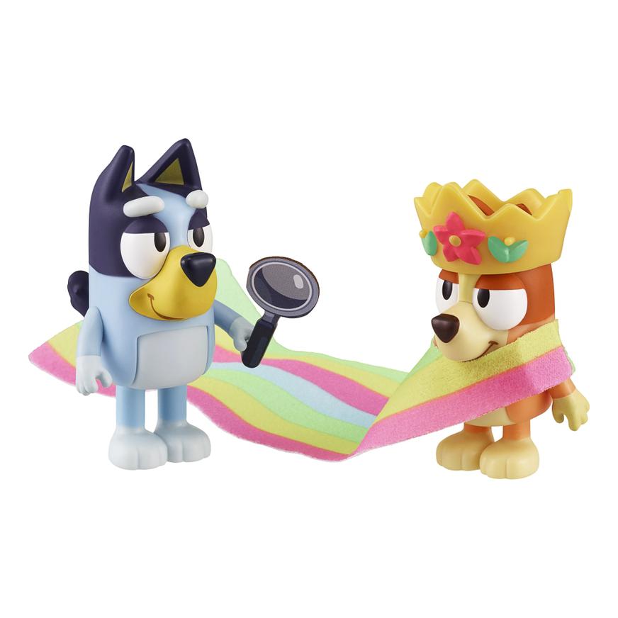 PACK X2 FIGURAS BLUEY QUEENS BINGO Y BLUEY - 2