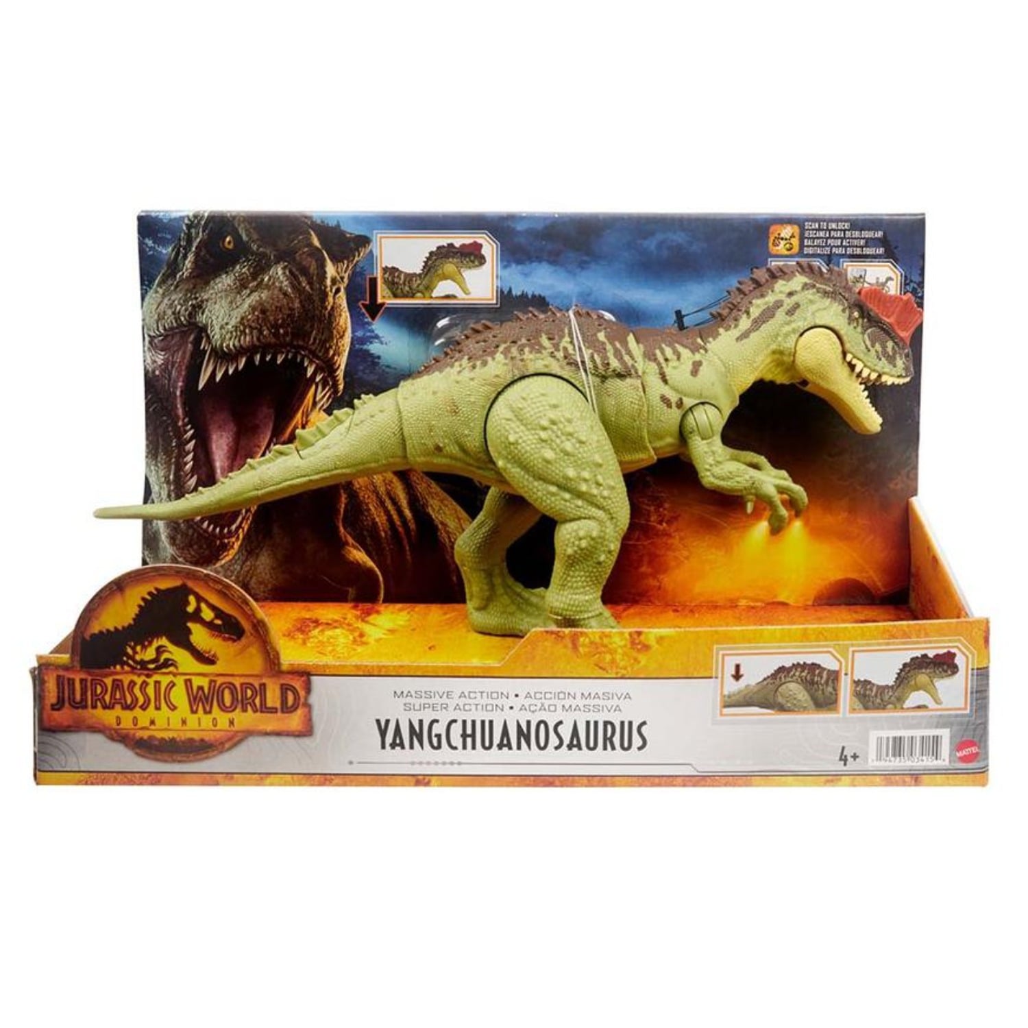 FIGURA DINOSAURIO YANGCHUANOSAURUS ACCIÓN MASIVA - 1