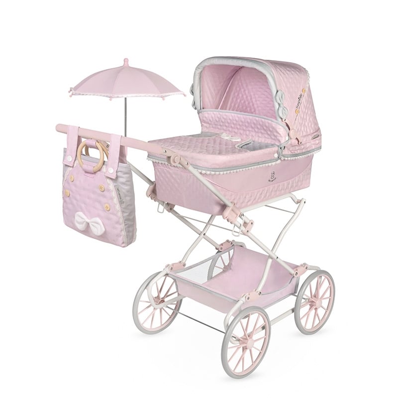 COCHE DE MUÑECAS REBORN PLEGABLE CON SOMBRILLA SOPHIE - 1