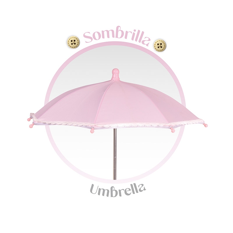 COCHE DE MUÑECAS REBORN PLEGABLE CON SOMBRILLA SOPHIE - 3