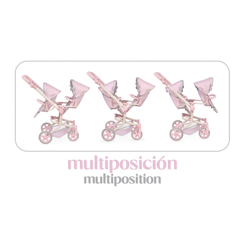 COCHE GEMELAR DE MUÑECAS REBORN COLECCIÓN SOPHIE - 2
