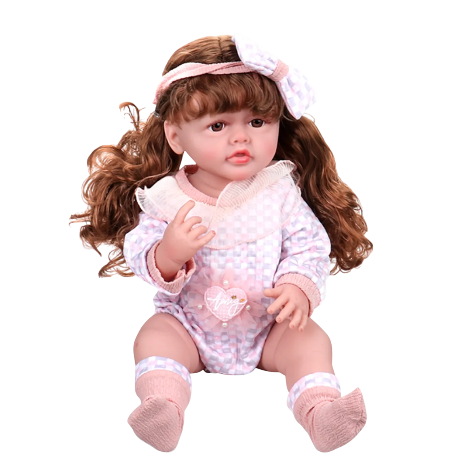 MUÑECA REBORN INTELIGENTE INTERACTIVA 55 CM DD727176 - 1