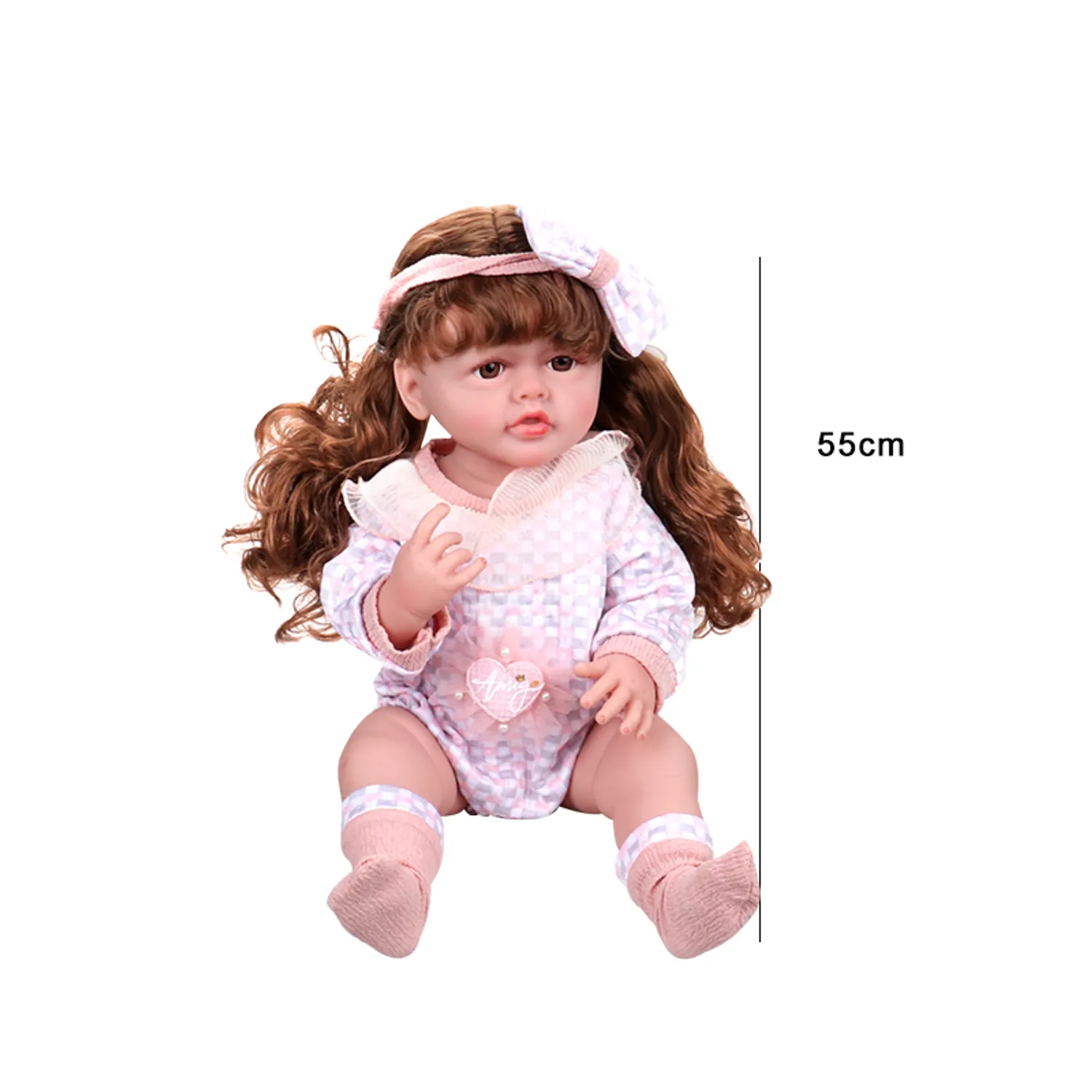 MUÑECA REBORN INTELIGENTE INTERACTIVA 55 CM DD727176 - 3