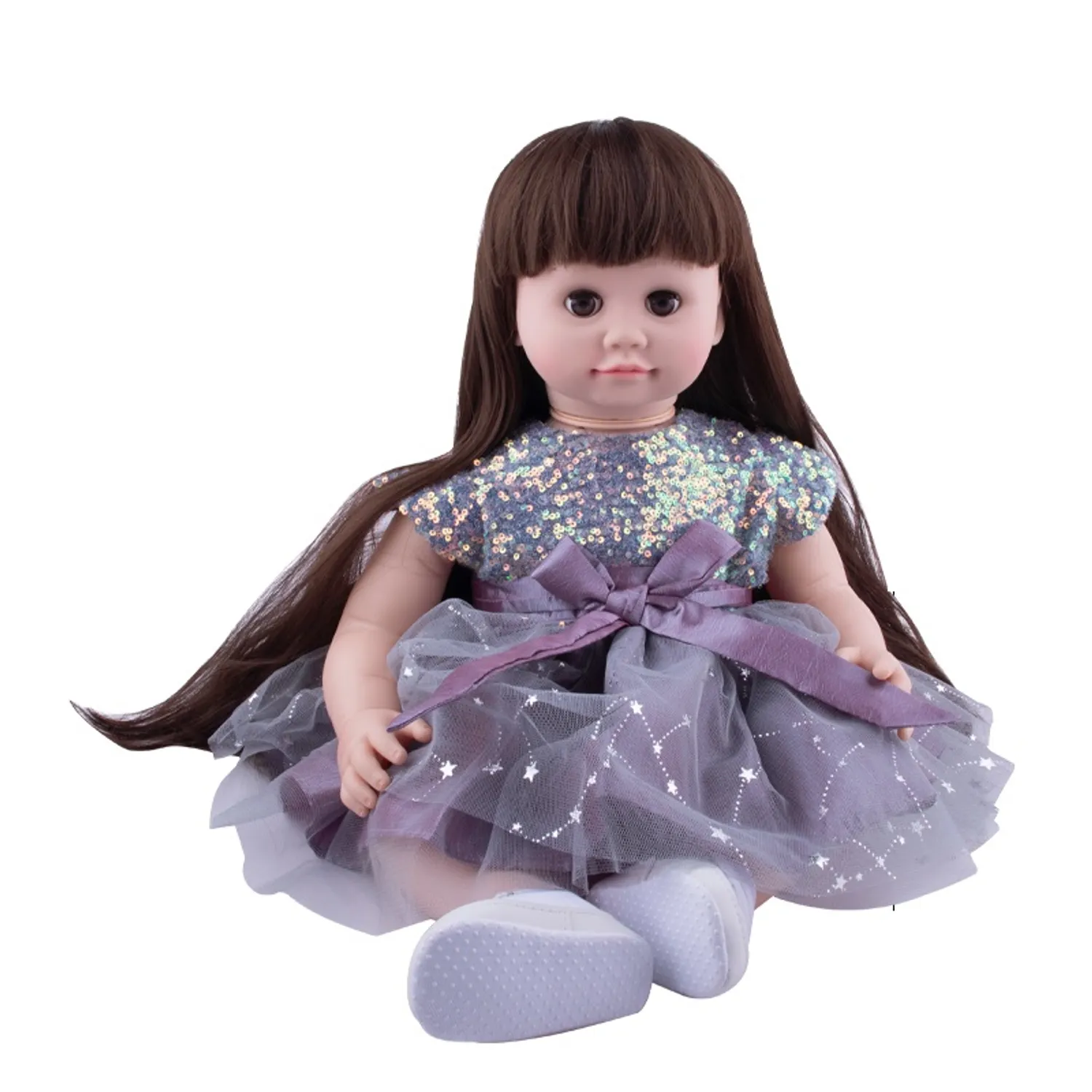 MUÑECA REBORN INTELIGENTE INTERACTIVA 55 CM DD722954 - 1