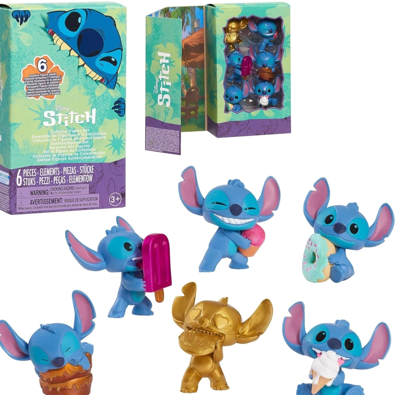 PACK X 6 FIGURAS DE STITCH DE COLECCIÓN - 1