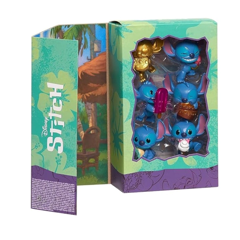 PACK X 6 FIGURAS DE STITCH DE COLECCIÓN - 5