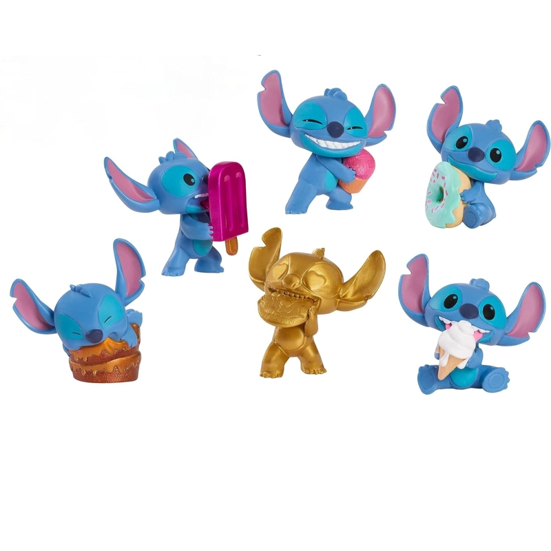 PACK X 6 FIGURAS DE STITCH DE COLECCIÓN - 6