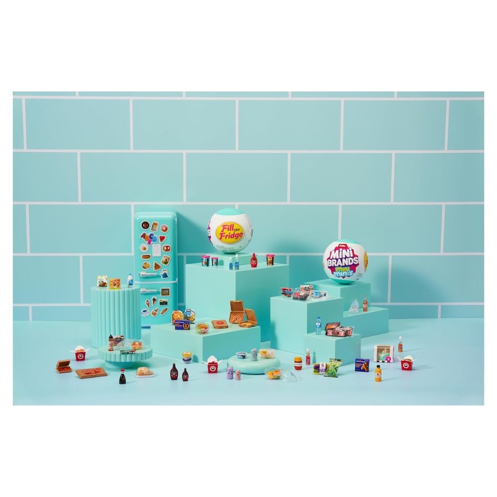 MINI BRANDS JUEGO FILL THE FRIGDE CON LUZ UV - 2
