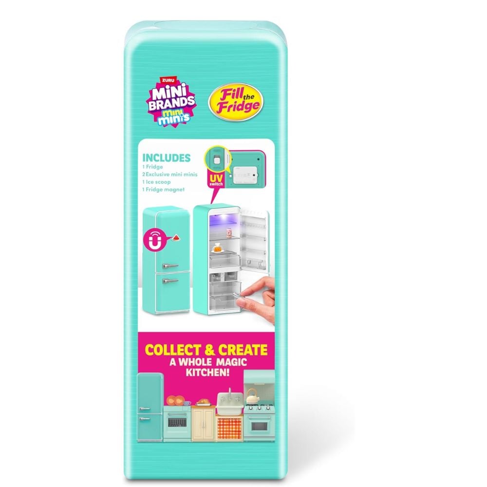 MINI BRANDS JUEGO FILL THE FRIGDE CON LUZ UV - 4